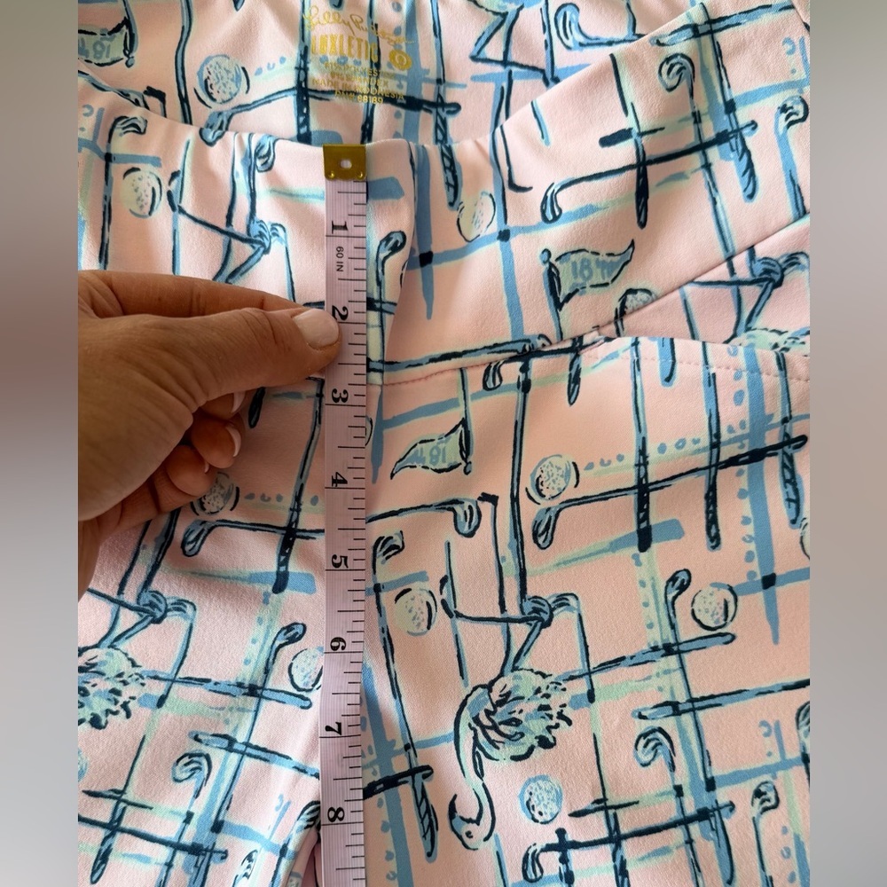 Lilly Pulitzer Luxletic Corso Golf Pants in the "Talk Birdie to Me" print  XXS - Picture 3 of 8
